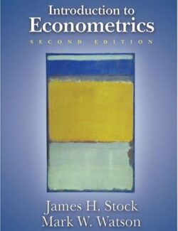 Introduction to Econometrics – James H. Stock, Mark W. Watson – 2nd Edition
