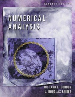 numerical analysis burden faires 7th edition