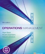 operations management nigel slack stuart chambers robert johnston 5th edition