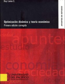 optimizacion dinamica y teoria economica jose luis bonifaz f 1ra edicion 1