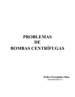Bombas Centrífugas y Volumétricas – Pedro Fernández Díez