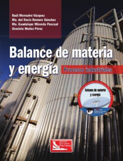 Balance de Materia y Energía – Raúl Monsalvo, Ma. del Rocío Romero, Ma. G. Miranda, Graciela Muñoz – 1ra Edición