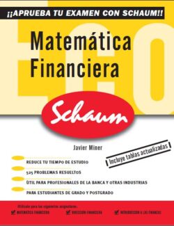 Matemática Financiera (Schaum) – Javier Miner Aranzábal – 1ra Edición