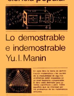 Lo Demostrable e Indemostrable – Yu. I. Manin – 1ra Edición