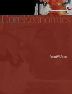 CoreEconomics - Gerald W. Stone - 1st Edition