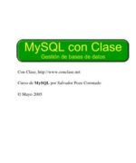 Curso MySQL - Salvador Pozo