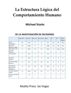 La Estructura Lógica del Comportamiento Humano – Michael Starks – 1ra Edición