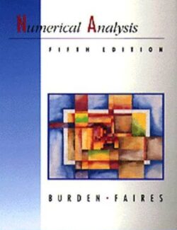 Numerical Analysis – Burden & Faires – 5th Edition