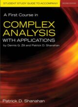 A First Course in Complex Analysis with Applications – Dennis G. Zill Patrick D. Shanahan – 2nd edition