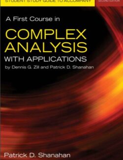 Un Primer Curso de Análisis Complejo con Aplicaciones – Dennis G. Zill, Patrick D. Shanahan – 2da Edición