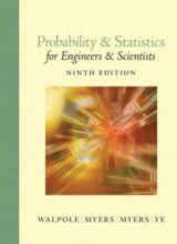 Probability and Statistics for Engineers - Ronald E. Walpole, Sharon L. Myers, Raymond H. Myers, Keying E. Ye - 9th Edition