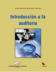 Introduccion a la Auditoría – Juana Maribel Manrique – 1ra Edición