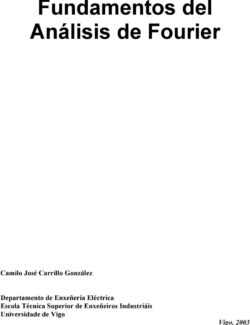 Fundamentos del Análisis de Fourier – Camilo José Carrillo González – 1ra Edición