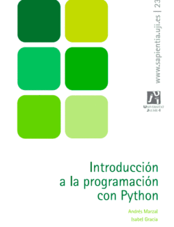 Introducción a la Programación con Python – Andrés Marzal, Isabel Gracia – 1ra Edición