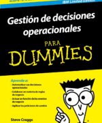 Gestión de Decisiones Operacionales Para Dummies - Steve Craggs