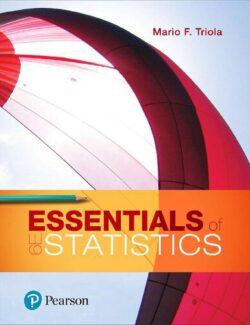 Essentials of Statistics – Mario F. Triola – 13th Edition