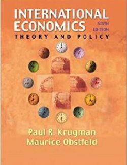 International Economics: Theory and Policy – Paul R. Krugman, M. Obstfeld – 6th Edition