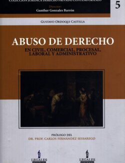 Abuso de Derecho en Civil, Comercial, Procesal, Laboral y Administrativo – Gustavo Ordoqui Castilla – 1ra Edición