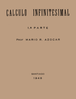 Cálculo Infinitesimal - Mario R. Azocar - 1ra Edición