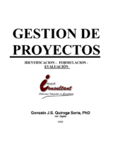 Gestión de Proyectos – Gonzalo J.S. Quiroga Soria – 1ra Edición