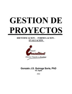 Gestión de Proyectos - Gonzalo J.S. Quiroga Soria - 1ra Edición