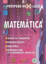 Matemática – Próspero Rojas Lazo – 1ra Edición