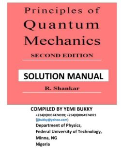 Principles of Quantum Mechanics - R. Shankar - 2nd Edition