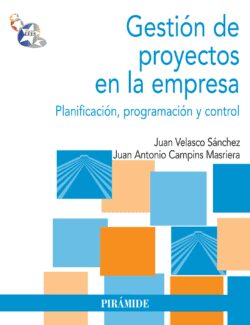 gestion de proyectos en la empresa planificacion programacion y control juan velasco sanchez juan antonio campins masriera 1ra edicion