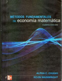 Métodos Fundamentales de Economía Matemática