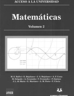 Matemáticas Vol. 2 – María E. Ballvé, Emilio Bujalance, José A. Bujalance, Antonio F. Costa – 1ra Edición