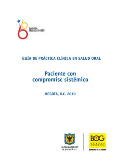 Guía de Práctica Clínica en Salud Oral: Paciente con Compromiso Sistémico