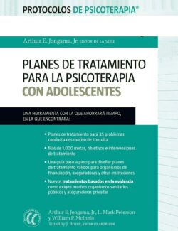 Planes de Tratamiento para la Psicoterapia con Adolescentes