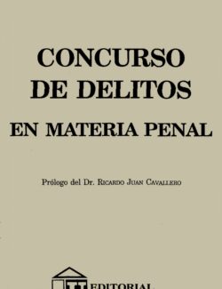 Concurso de Delitos en Material Penal