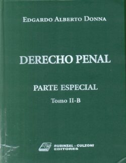 Derecho Penal: Parte Especial Tomo II (B)