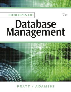 Concepts of Database Management – Philip J. Pratt, Joseph J. Adamski – 7th Edition