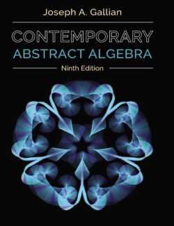 Contemporary Abstract Algebra – Joseph A. Gallian – 9th Edition