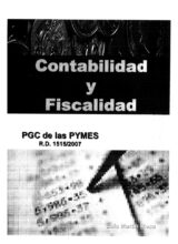 Contabilidad y Fiscalidad: PGC de las Pymes 1515-2007 – Luis Martín Mesa – 1ra Edición