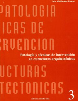 Patología y Técnicas de Intervención en Estructuras Arquitectónicas – Juan Monjo Carrió, Luis Maldonado Ramos – 1ra Edición