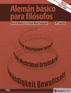 Alemán Básico para Filósofos – Bernd Marizzi, Cesar Ruiz Sanjuán – 1ra Edición