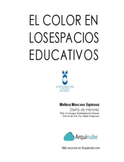 El Color en los Espacios Educativos – Melissa Moscoso Espinosa – 1ra Edición