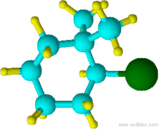Naming Cycloalkanes 62 Molecular structure of 1-brom-1,1-dimethylcyclohexane.