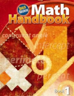 Math Handbook – Glencoe McGraw-Hill – 1st Edition