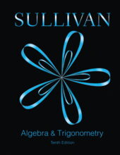 Algebra and Trigonometry  – Sullivan M. – 10th Edition (2016)