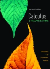 Calculus & Its Applications – Larry Goldstein, David Lay, David Schneider, Nakhle Asmar – 14th Edition