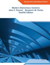 Modern Elementary Statistics – Freund J., Perles B. – 12th Edition (2014)